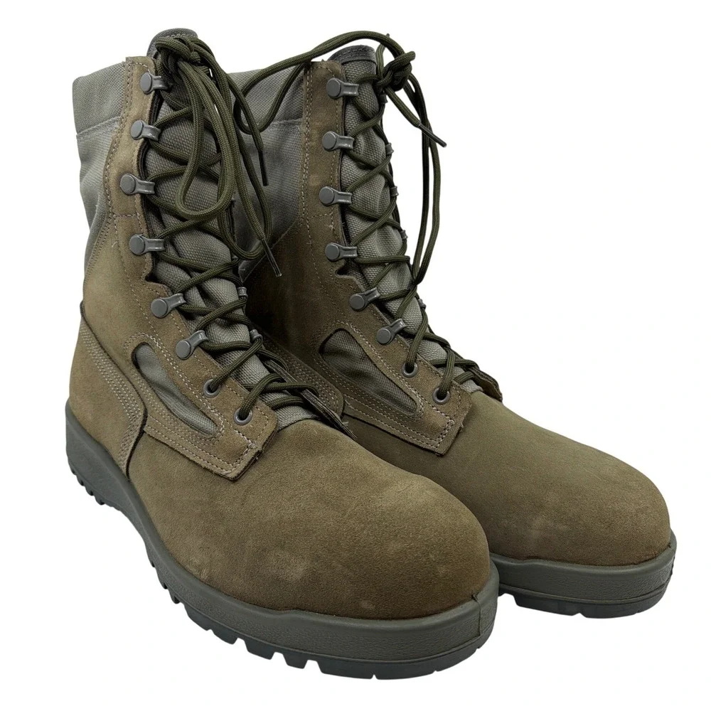 Belleville 650 ST Safety Boot Mens 13R Sage Green New USAF Steel Toe Tactical